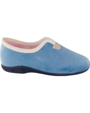 SEVILLAS ZAPATILLAS DE ESTAR POR CASA CERRADAS PARA MUJER DE TERCIOPELO HECHO EN ESPANA TALLAS 35 A 42 MODELO Z4 AZUL
