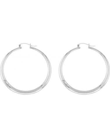 TOMMY HILFIGER PENDIENTES DE ARO PLATEADOS