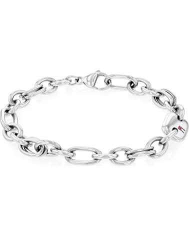TOMMY HILFIGER PULSERA DE ESLABONES EN ACERO INOXIDABLE
