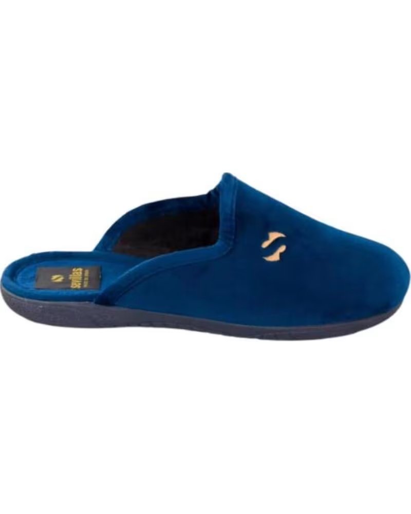 SEVILLAS AC3 HOUSE SLIPPERS, BLUE VELVET AZUL