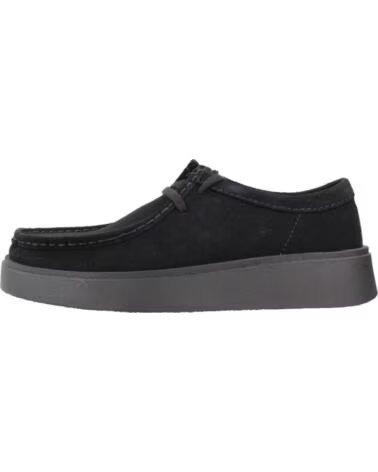CLARKS SNEAKER MODELL 26183435C AUS SCHWARZEM WILDLEDER BLACK