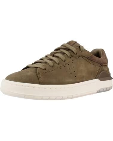 CLARKS HERREN SNEAKER 26181324C OLIVGRÜN OLIVE