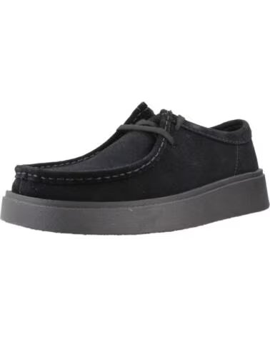 CLARKS SNEAKER MODELL 26183435C AUS SCHWARZEM WILDLEDER BLACK