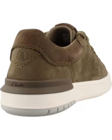 CLARKS HERREN SNEAKER 26181324C OLIVGRÜN OLIVE