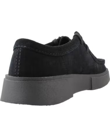 CLARKS SNEAKER MODELL 26183435C AUS SCHWARZEM WILDLEDER BLACK