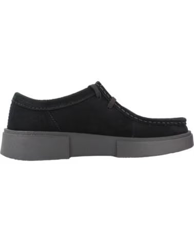 CLARKS SNEAKER MODELL 26183435C AUS SCHWARZEM WILDLEDER BLACK