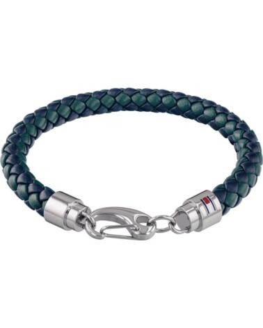TOMMY HILFIGER PULSERA TRENZADA DE CUERO