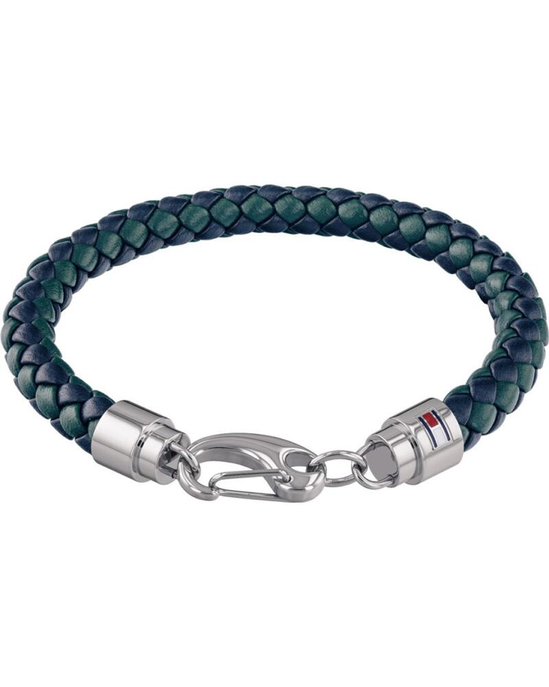 TOMMY HILFIGER PULSERA TRENZADA DE CUERO