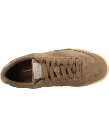 CLARKS SNEAKERS MODEL 26183361C IN KHAKI GREEN SUEDE