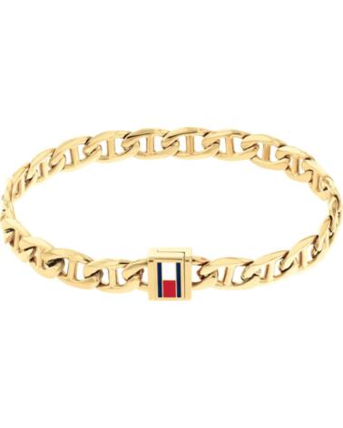 TOMMY HILFIGER PULSERA DE ESLABONES EN TONO DORADO