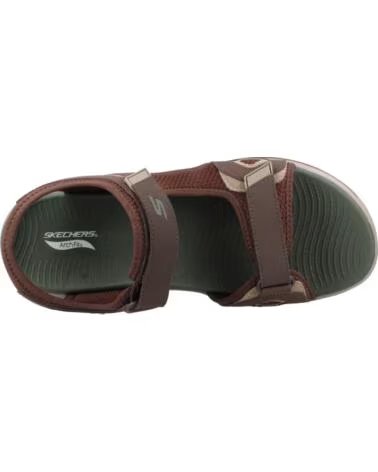 SKECHERS SANDÁLIAS ARCH FIT HOMEM 229309 CASTANHO BRN