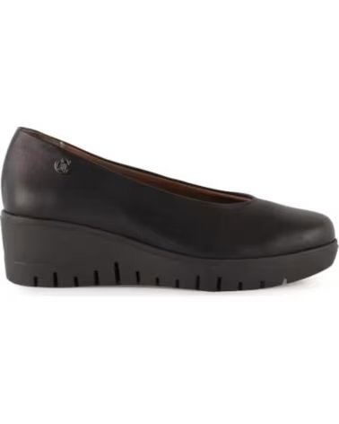 CHAMBY ZAPATOS DE CUÑA EN PIEL - MODELO 1912 NEGRO