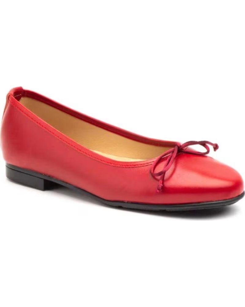 KATOSINES BAILARINA CLASICA DE MUJER CON LAZO MODELO 19123 TALLAS 36 A 41 ROJO