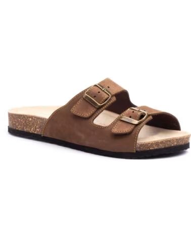 JAM LEATHER BIO-STYLE SANDALS WITH BUCKLES MODEL 7378 MARRóN