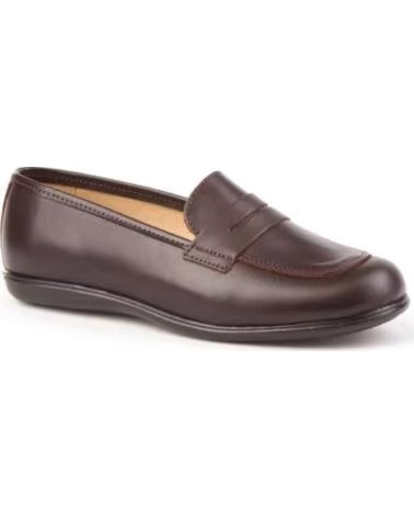 ANGELITOS SCHUL-LOAFER MODELL 466 AUS LEDER MARRóN