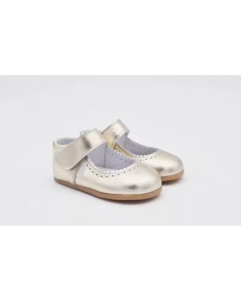 ANGELITOS PEPITO BARFUSSSCHUH LEDER MODELL 541 SILBER PLATEADO