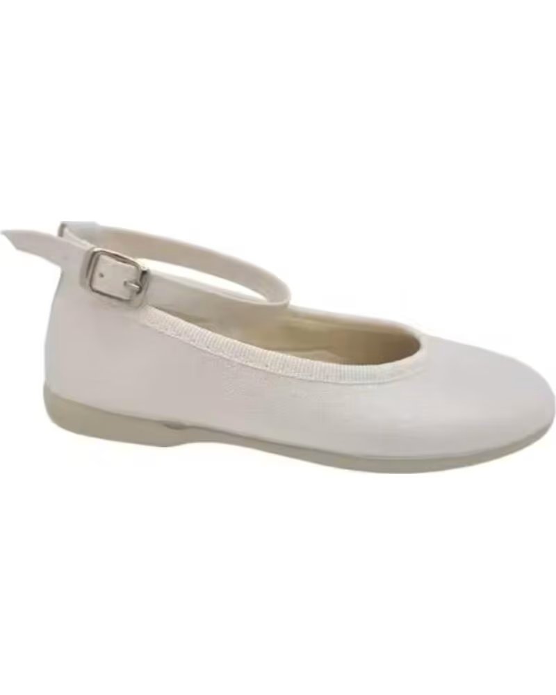 CONDIZ 950 MARY JANES WITH STRAP AND NATURAL RUBBER SOLE BLANC