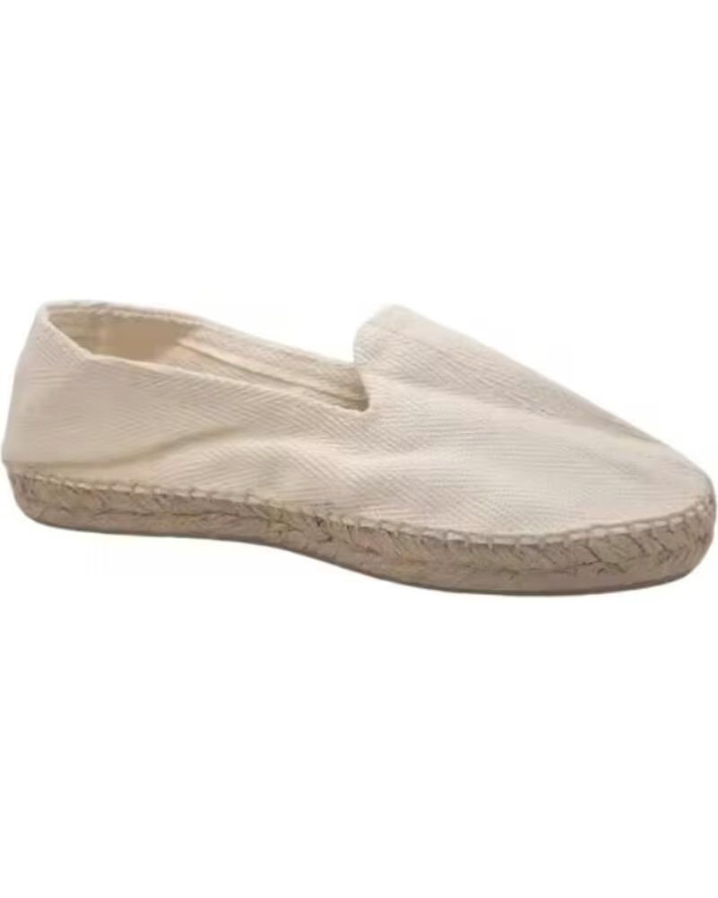 KATOSINES ALPARGATAS DE LONA VARIOS COLORES UNISEX HECHO EN ESPANA CON SUELA DE CANAMO MODELO 600 BEIGE