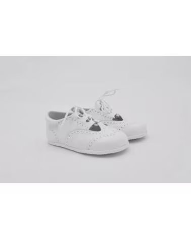 ANGELITOS SCARPA INGLESE RISPETTOSA IN PELLE ÁNGELITOS MODELLO 543 BLANCO