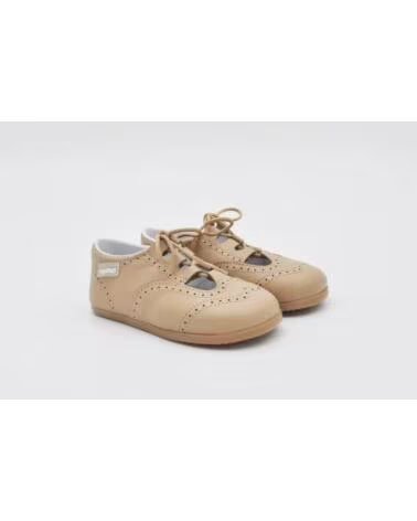 ANGELITOS MODELL 543 RESPEKTVOLLER LEDERSCHUH IM ENGLISCHEN STIL MARRóN