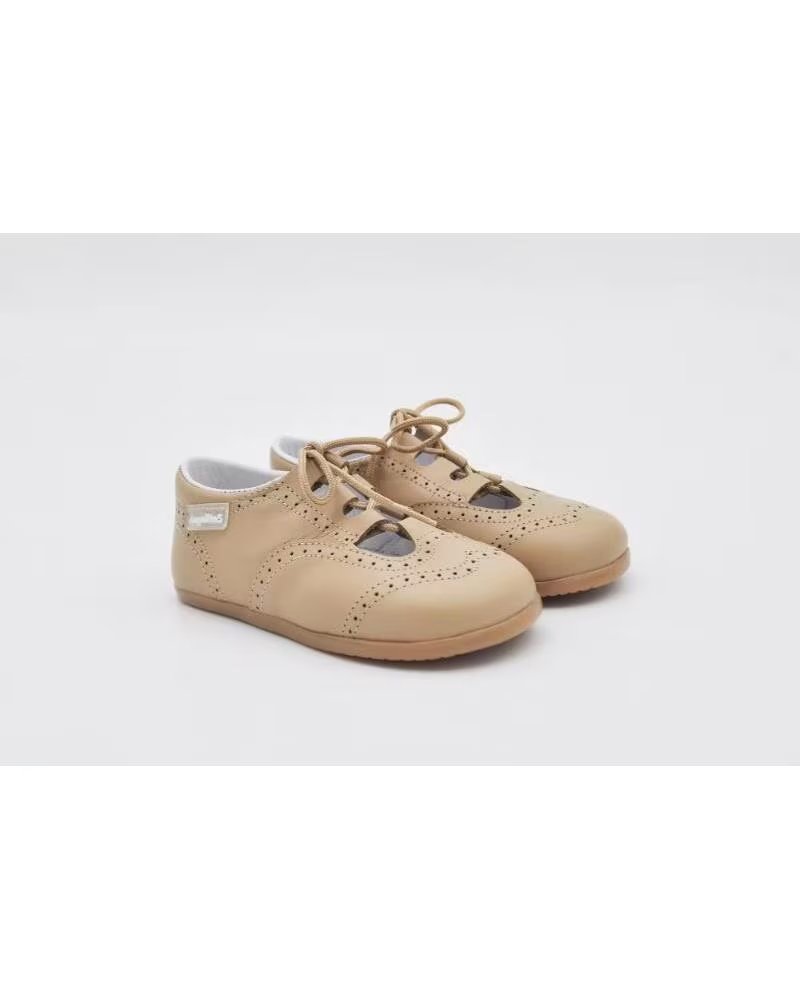 ANGELITOS MODELL 543 RESPEKTVOLLER LEDERSCHUH IM ENGLISCHEN STIL MARRóN