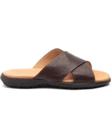 IBERICO SHOES IBÉRICO SANDALS MODEL 2029 IN BROWN LEATHER MARRóN
