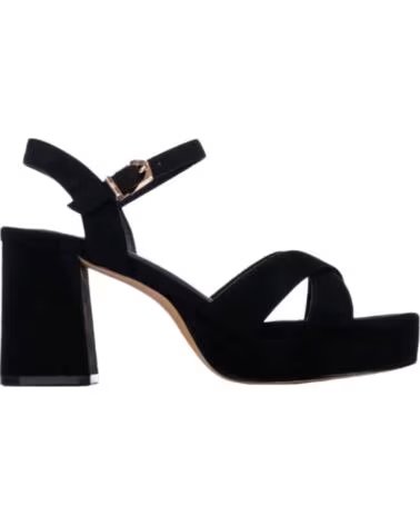 XTI Sandalias De Tacon 145288-Negro en negro para mujer NEGRO