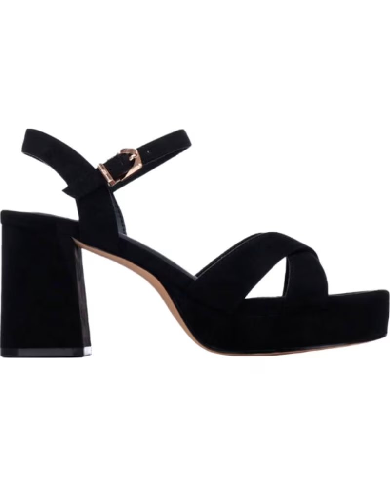 XTI Sandalias De Tacon 145288-Negro en negro para mujer NEGRO