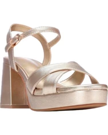 XTI SANDALIAS DE TACON MUJER 145288 ORO DORADO