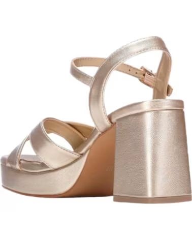 XTI SANDALIAS DE TACON MUJER 145288 ORO DORADO