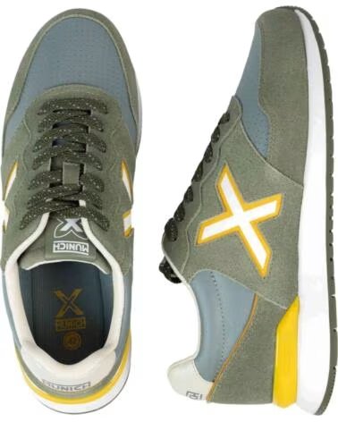 MUNICH SCARPE DA GINNASTICA 4150277 UOMO GRIGIO E VERDE