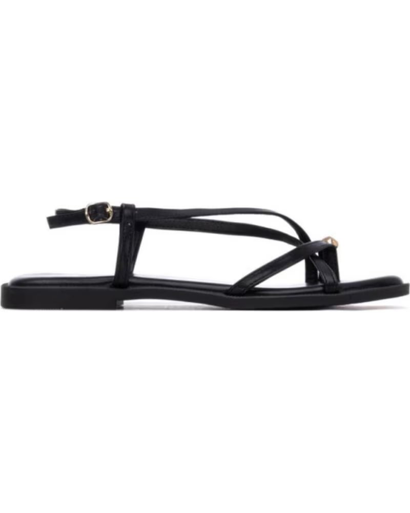 XTI SANDALIAS PLANAS MUJER 145358 NEGRO