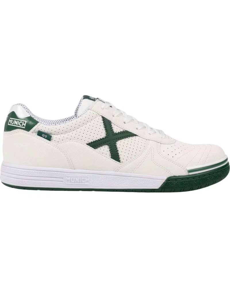 MUNICH G3 3111450 HALLENFUSSBALLSCHUHE WEISS-GRÜN BLANCO-VERDE