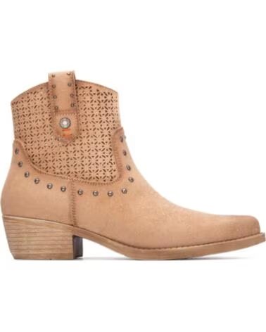 REFRESH BOTINES DE TACON MUJER 175042 BEIG BEIGE