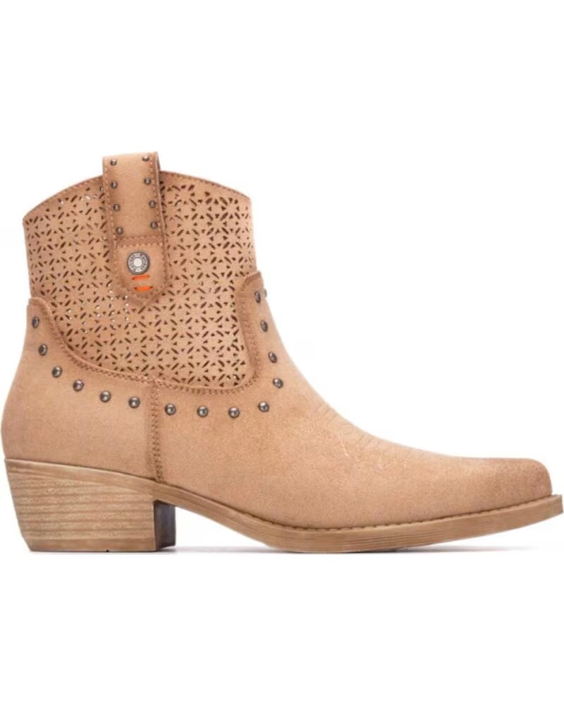 REFRESH BOTINES DE TACON MUJER 175042 BEIG BEIGE