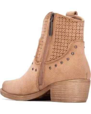 REFRESH BOTINES DE TACON MUJER 175042 BEIG BEIGE