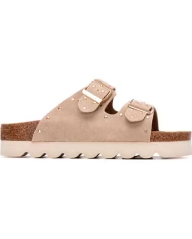REFRESH SANDALIAS PLANAS MUJER 175009 BEIG BEIGE