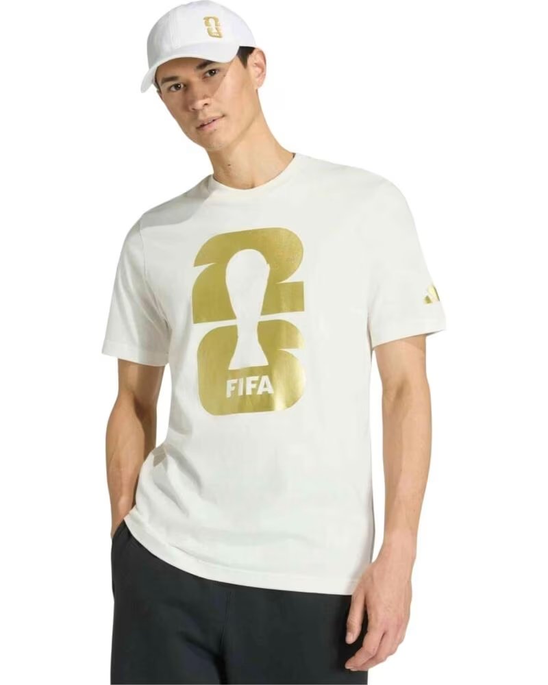 ADIDAS T-SHIRT A MANICHE CORTE OE FIFA CWHITE