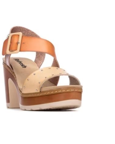 REFRESH SANDALIAS DE TACON MUJER 175208 BEIG BEIGE