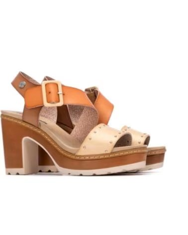 REFRESH SANDALIAS DE TACON MUJER 175208 BEIG BEIGE