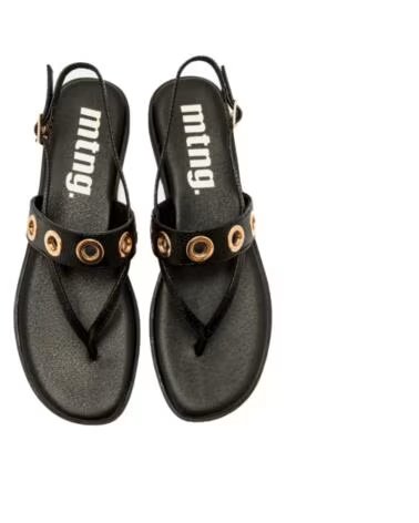 MTNG SANDALIAS PLANAS MUJER MUSTANG 55755 NEGRO