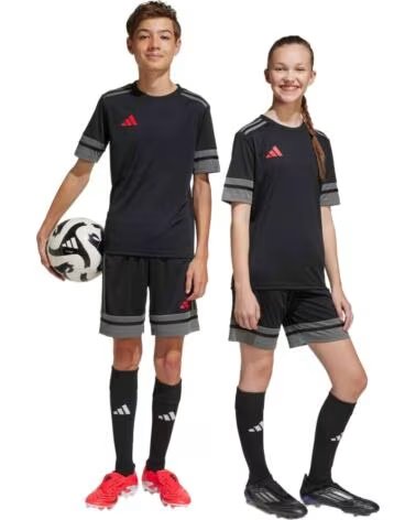 ADIDAS SQUA25 SHORTS FÜR KINDER SCHWARZ BLACK-TEGRFO-PURRUB