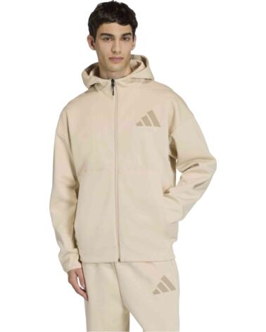 ADIDAS SUDADERA CON CAPUCHA ZNE BEIGE