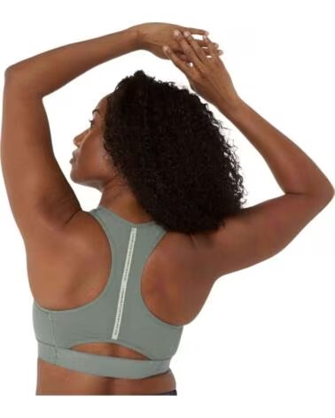 ASICS REGGISENO SPORTIVO ROAD COMPRESSION VERDE PALO