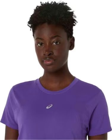 ASICS CAMISETA MANGA CORTA ROAD SEAMLESS VIOLETA MUJER