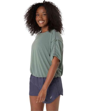 ASICS CAMISETA NAGINO RUN ADJUSTABLE DE MANGA CORTA PARA MUJER