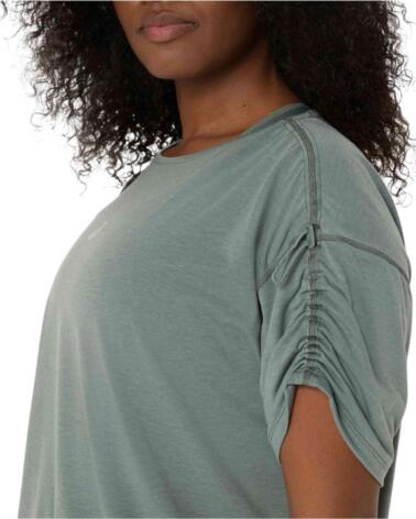 ASICS CAMISETA NAGINO RUN ADJUSTABLE DE MANGA CORTA PARA MUJER