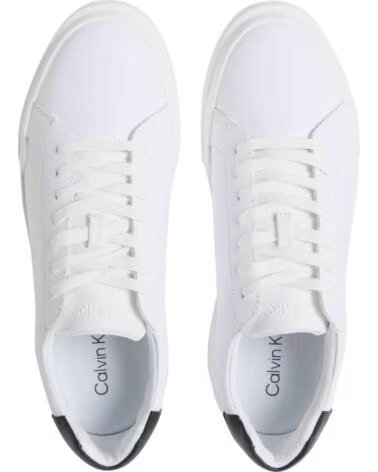 CALVIN KLEIN ZAPATILLAS ZAPATILLAS CHUNKY BLANCO NEGRO EN BLANCO PARA UNISEX CUPSOLE