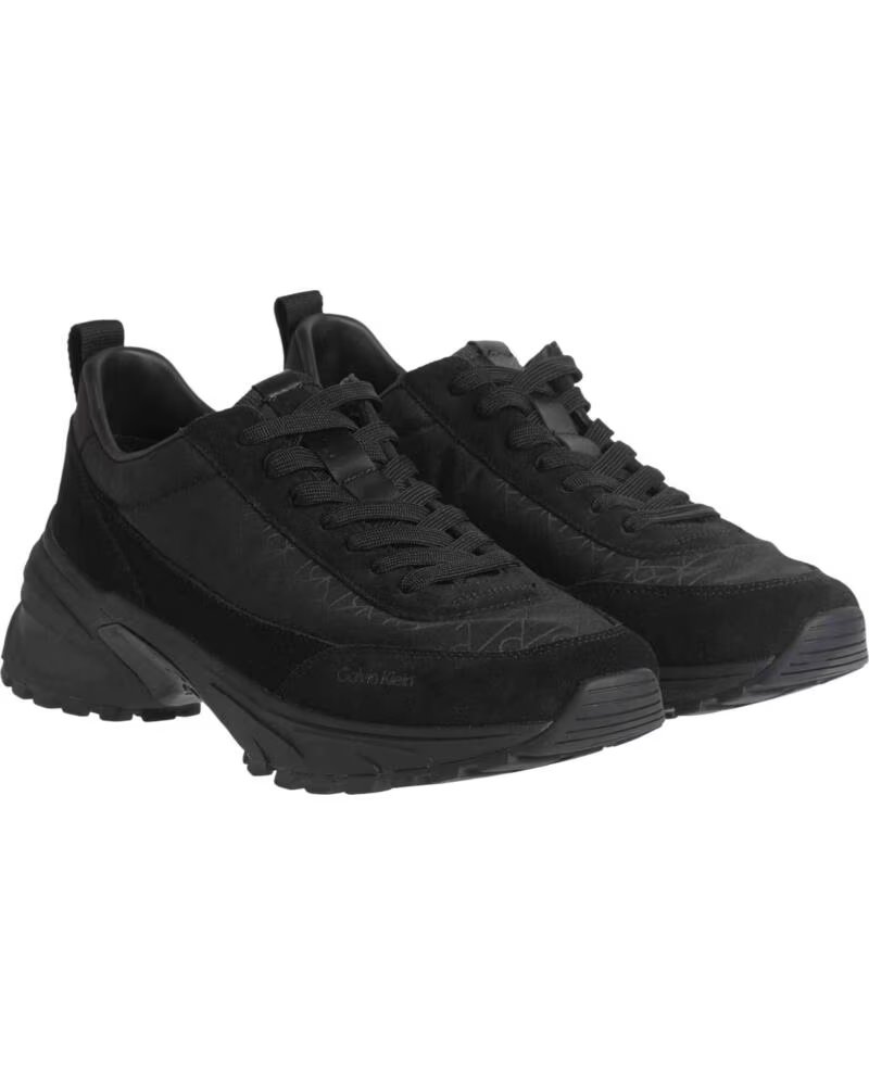 CALVIN KLEIN SNEAKERS HIKE RUNNER CASUAL UNISEX NERE