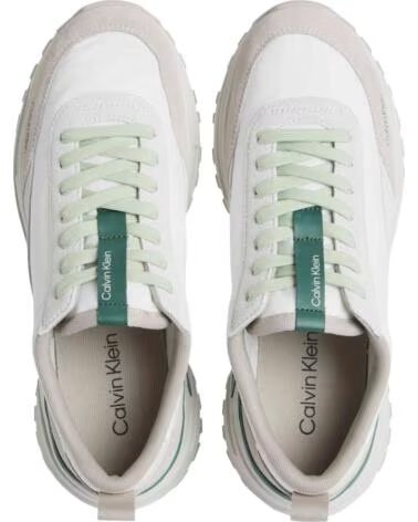 CALVIN KLEIN SNEAKERS HIKE RUNNER CASUAL VERDE